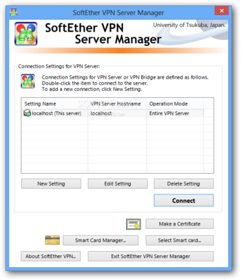 SoftEther VPN screenshot