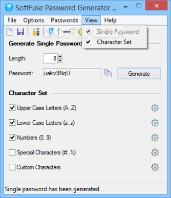 SoftFuse Password Generator Free screenshot 5
