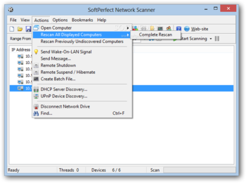 SoftPerfect Network Scanner screenshot 4