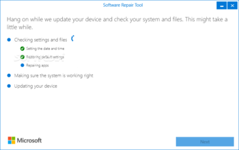 Software Repair Tool screenshot