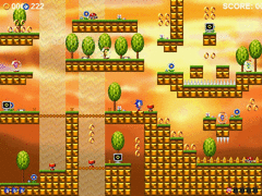 Sonic And Knuckles Flicky Panic screenshot 2