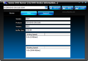 Sonne DVD Burner screenshot 10