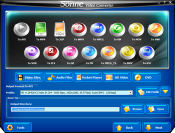 Sonne Video Converter screenshot 4