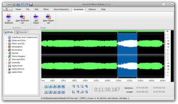 Sound Editor Deluxe screenshot 7