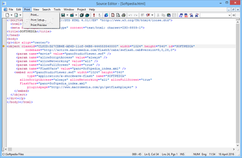 Source Editor screenshot 4
