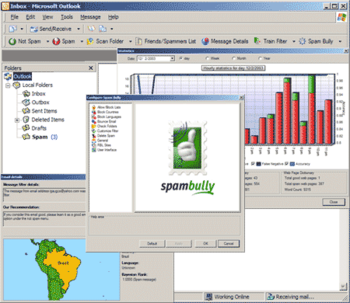 Spam Bully 2.0 for Outlook 2000/2002/2003 screenshot 3