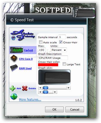 Speed Test Gadget screenshot 2