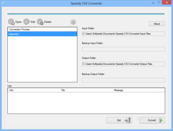 Speedy CSV Converter screenshot