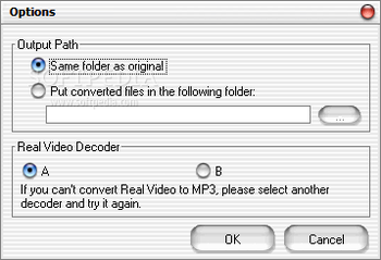 Speedy RM to MP3 Converter screenshot 2
