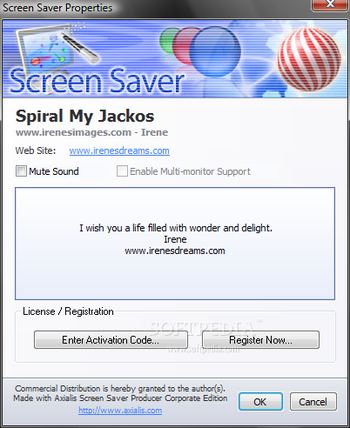 Spiral Jackos Screensaver screenshot