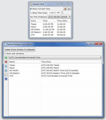 Spooty Desktop Clock screenshot