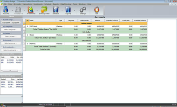 Spryka Desktop Budget screenshot