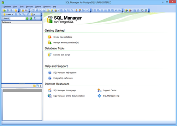 SQL Manager for PostgreSQL Portable screenshot