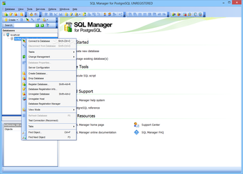SQL Manager for PostgreSQL Portable screenshot 2