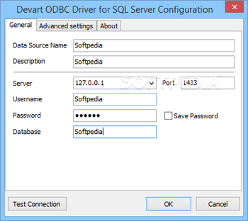 SQL Server ODBC driver screenshot