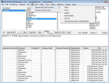 SQL VB ASP Code Generator screenshot 5