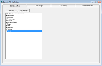 SQL VB ASP Code Generator screenshot 6