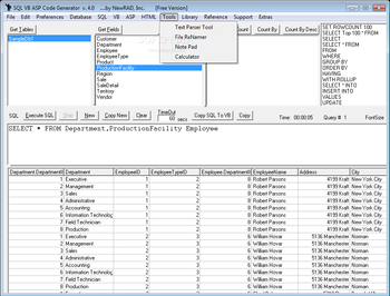 SQL VB ASP Code Generator screenshot 7
