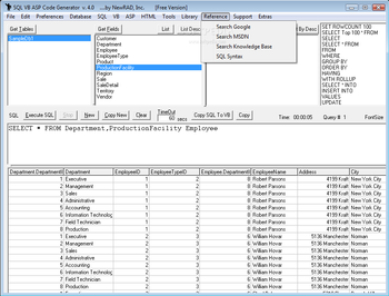 SQL VB ASP Code Generator screenshot 9
