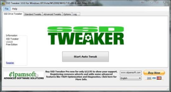 SSD Tweaker screenshot