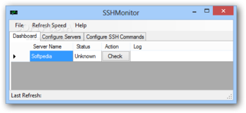 SSHMonitor screenshot