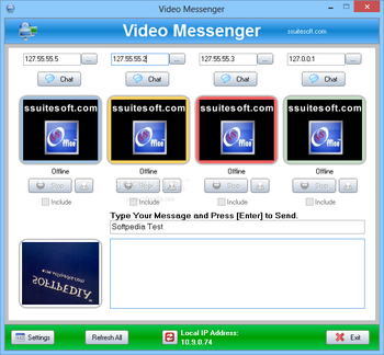 SSuite Office - IM Video Chat screenshot
