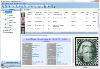 StampManage Deluxe screenshot