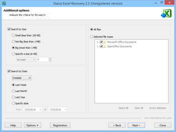 Starus Excel Recovery screenshot 3