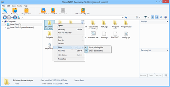 Starus NTFS Recovery screenshot