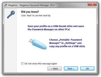 Steganos Password Manager screenshot 2