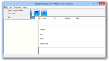 Stellar Windows Live Mail to PST Converter screenshot 2