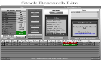 Stock Research Lite screenshot 2