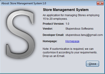 Store Management System screenshot 2