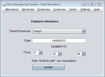 Store Management System screenshot 3