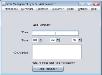 Store Management System screenshot 5
