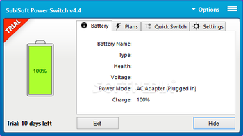 SubiSoft Power Switch screenshot