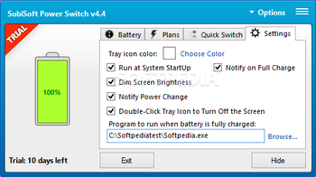 SubiSoft Power Switch screenshot 4