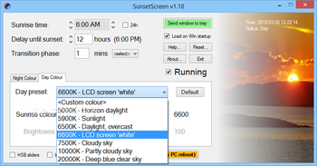 SunsetScreen screenshot 3
