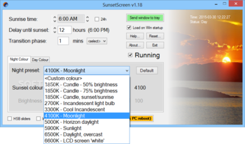 SunsetScreen screenshot 4