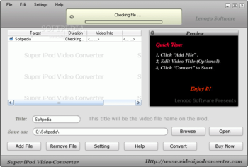 Super DVD to iPod Converter + Video to iPod PowerPack screenshot 3