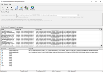Super Email Extractor screenshot
