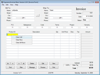 Supreme Invoices Basic screenshot 7