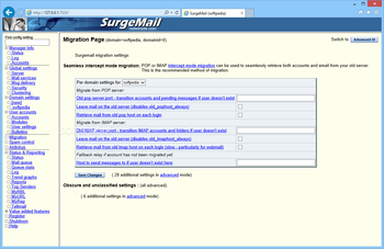 SurgeMail Mail Server screenshot 13