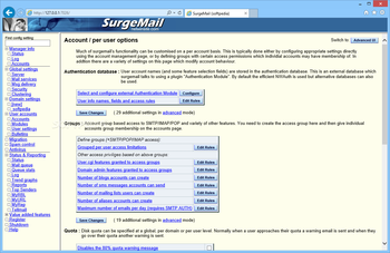 SurgeMail Mail Server screenshot 14