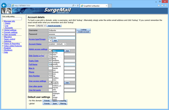 SurgeMail Mail Server screenshot 5
