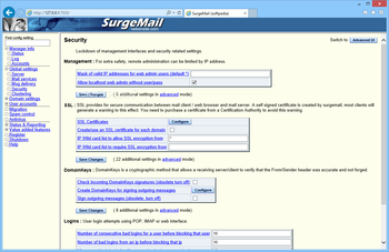 SurgeMail Mail Server screenshot 9