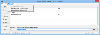 SysPrep Driver Scanner screenshot 4