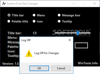System Font Size Changer screenshot 2