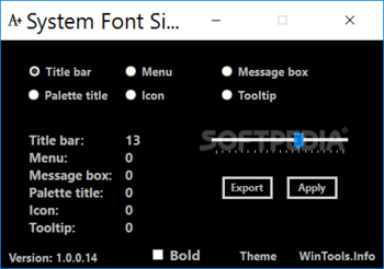 System Font Size Changer screenshot 3