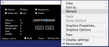 System Font Size Changer screenshot 4